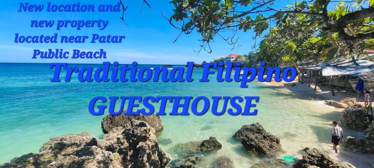 Traditional Private Guesthouse In Patar Beach Bolinao Esterno foto