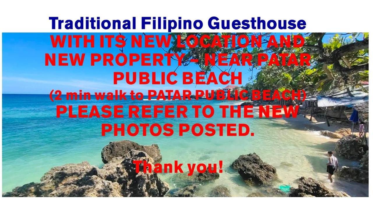 Traditional Private Guesthouse In Patar Beach Bolinao Esterno foto